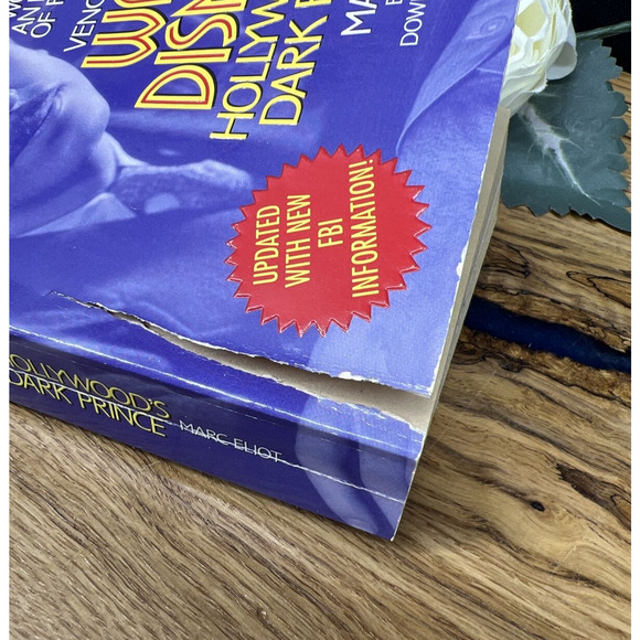 1994 Walt Disney Hollywood's Dark Prince By Marc Eliot First Edition Book - Picture 6 of 7